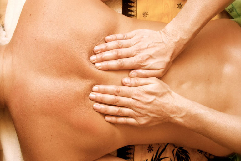 massaggio di San Valentino schiena